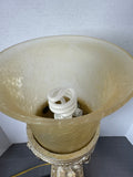 Gilded Heavyweight Resin Monkey Hurricane Lamp (WORKS)
