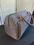 (B) London Fog Kensington Plaid Collection Cabin Bag