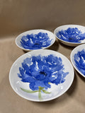 Royal Stafford Blue Poppy Cereal Bowls - Set Of 4 (C)