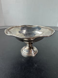 Unbranded Sterling Silver Wavy Weighted Compote