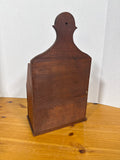 Wooden Primitive Wall Box With Drawer