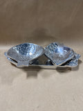 3 Piece Sea Life Trinket Dishes
