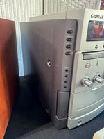 Sony Compact Disc Deck Receiver with Pair of Bookshelf Speakers & Remote