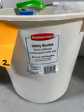 Cleaning Lot E, with (2) Buckets. Most bottles at least half full