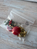 5-Piece Lot of Assorted Clip On & Screw Back Earrings (B)