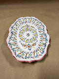 Handpainted Floral Dish