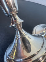 (A) Pair of Towle Sterling Silver Weighted Candlesticks