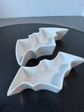 Crate & Barrel White Nesting Bat Bowls