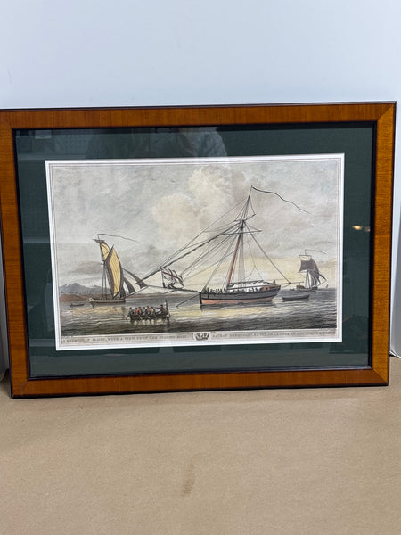 A Bermudian Sloop with A View Upon the Spanish Main Print