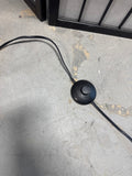 Modern Style Black Metal Arc Floor Lamp with Foot Switch (WORKS)