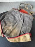 German Leather Vintage Lederhosen with Heart Pockets