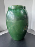 Roseville R.R.P. Co. Large Green Glazed Pottery Vase