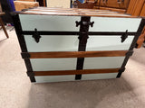 Vintage Painted Trunk, on Casters