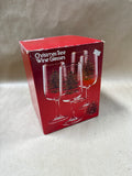 Christmas Tree Wine Glasses In Box (B)