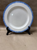 Hartley Greens Shell Edge Blue Round Chop Serving Plate In Box