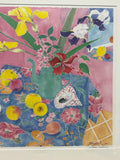Watercolor Print of Kitchen Table by William Kendrick; Signed & Numbered (364/2000) see description