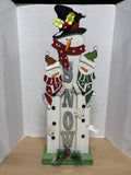 Tall Snowman Decor