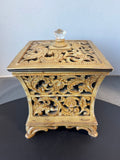 Ornate Resin Decorative Lidded Keepsake Box