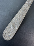 S. Kirk & Son Floral Embossed Sterling Silver Serving Spoon