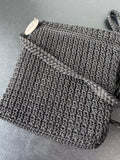 Black Talbots Crochet Crossbody Bag