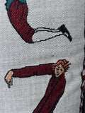 Colonial Williamsburg Hotch Potch Alphabet Needlepoint Throw Pillow (A)