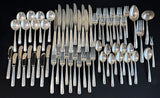62-Piece Gorham Camellia Sterling Silver Flatware