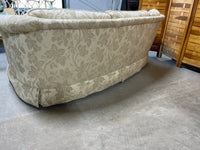 Curved Sofa, Unbranded, Cream/Champagne Color Tone***HEAVY ITEM***