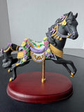 Lenox Carousel Collection Midnight Charger Horse