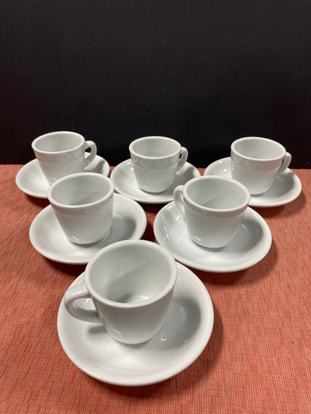 Williams-Sonoma Everyday White 12 PCs Cup And Saucer Set