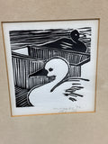 Linocut Prints Of Ducks; Signed & Numbered
