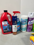 Cleaning Lot V, Most bottles at least half full