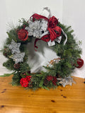 Christmas Multi Color Light Up Wreath WORKS