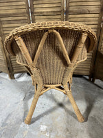 Wicker/Rattan Chair, No Cushions