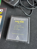 Indy 500 Atari 2600 & 7800 Complete Game System in Box with 2 Driving Controllers and Manuals