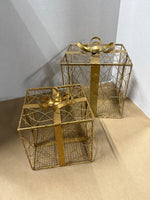 Gold Glittery Nesting Presents