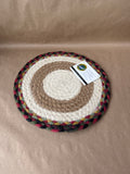 Holiday Pine Cone Braided Trivet