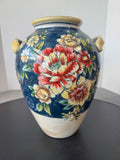 Pioneer Woman Style Floral Ceramic Planter