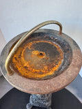 Cast Iron Pot Belly Stove Vintage Smoking Stand