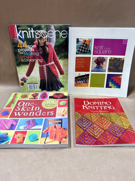 (E) Lot Of 4 Knitting Books