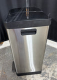 iTouchless Stainless Steel Dual Compartment Step Trashcan & Recycling Station
