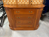 Tom Seely Lighted 2 Piece China Hutch  ***HEAVY ITEM*** Read Details on Pickup Policy