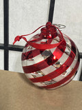 6 pc Red Ornaments,  Lot (C)