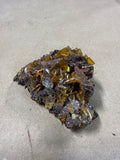 (Q) Amber Colored Vanadinite Crystal Specimen