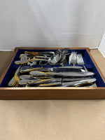 Oneida Golden Aquarius Silverware Set
