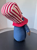 Patriotic Uncle Sam Plush Gnome