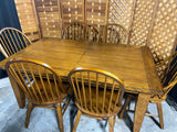 Dining Table with 6 Chairs and 2 Leaves***HEAVY ITEM***READ DETAILS ON PICK UP POLICY***