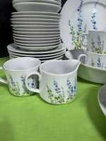 77-Piece Mikasa Japan L9001 Blue Bells China Set