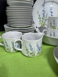 77-Piece Mikasa Japan L9001 Blue Bells China Set