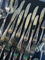 44-Piece Towle Anheuser-Busch Silver Plate Hostess Flatware Set in Box