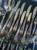 44-Piece Towle Anheuser-Busch Silver Plate Hostess Flatware Set in Box